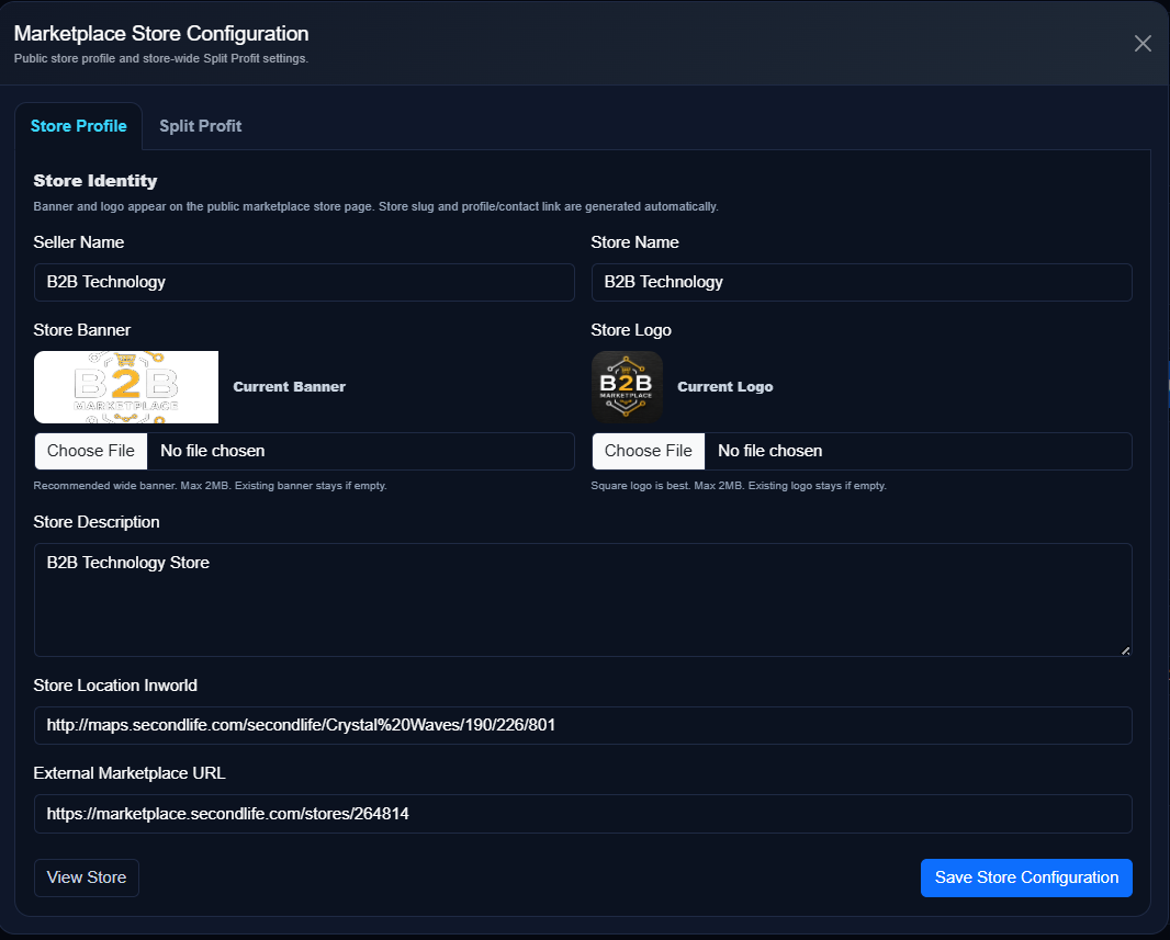 Store Configuration